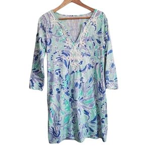 Curtsy Lilly Pulitzer 3/4 Sleeve Dress Small